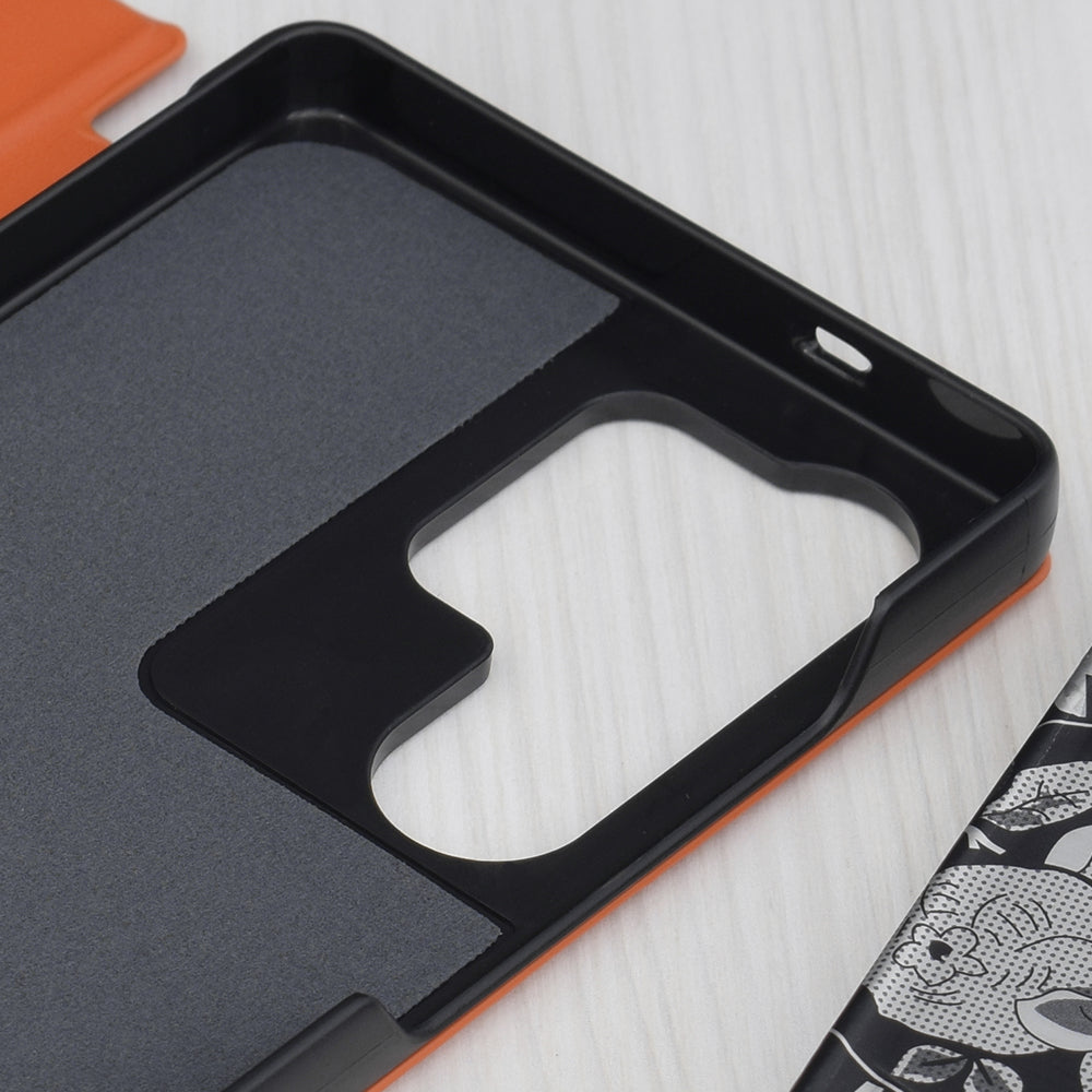 Husa pentru Samsung Galaxy S25 Ultra S938, Techsuit, eFold, Portocalie