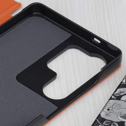 Husa pentru Samsung Galaxy S25 Ultra S938, Techsuit, eFold, Portocalie