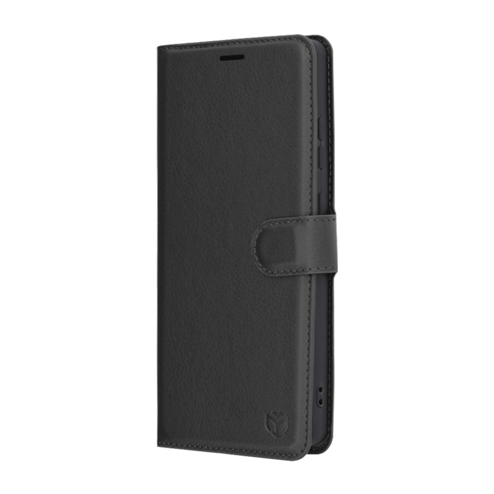 Husa pentru Samsung Galaxy S25 Ultra S938, Techsuit, Leather Folio, Neagra