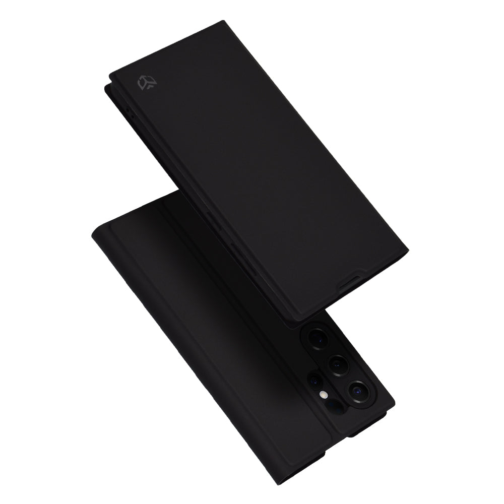 Husa pentru Samsung Galaxy S25 Ultra S938, Techsuit, Magskin Book, Neagra