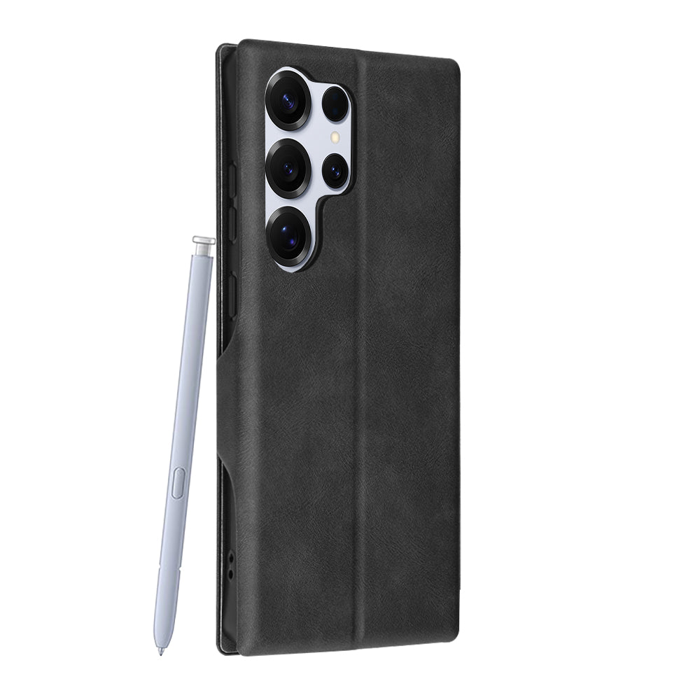 Husa pentru Samsung Galaxy S25 Ultra S938, Techsuit, Safe Wallet Plus, Neagra