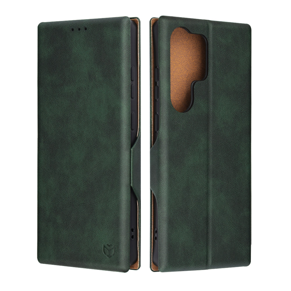 Husa pentru Samsung Galaxy S25 Ultra S938, Techsuit, Safe Wallet Plus, Verde