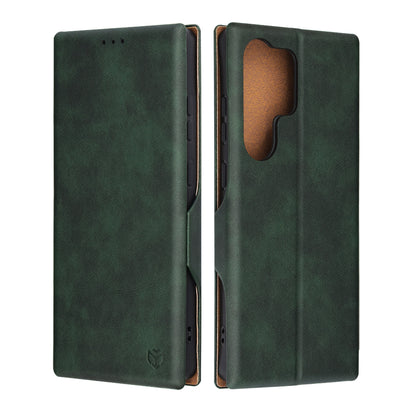 Husa pentru Samsung Galaxy S25 Ultra S938, Techsuit, Safe Wallet Plus, Verde