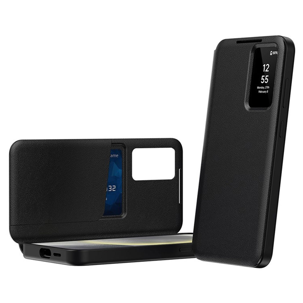 Husa pentru Samsung Galaxy S25 Ultra S938, Techsuit, SmartView, Neagra