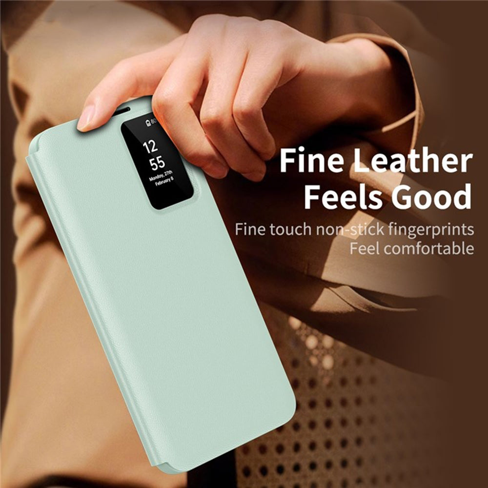 Husa pentru Samsung Galaxy S25 Ultra S938, Techsuit, SmartView, Verde
