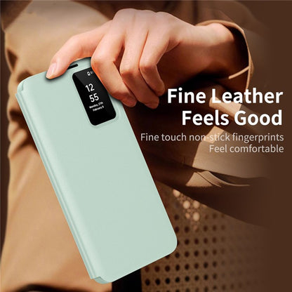 Husa pentru Samsung Galaxy S25 Ultra S938, Techsuit, SmartView, Verde