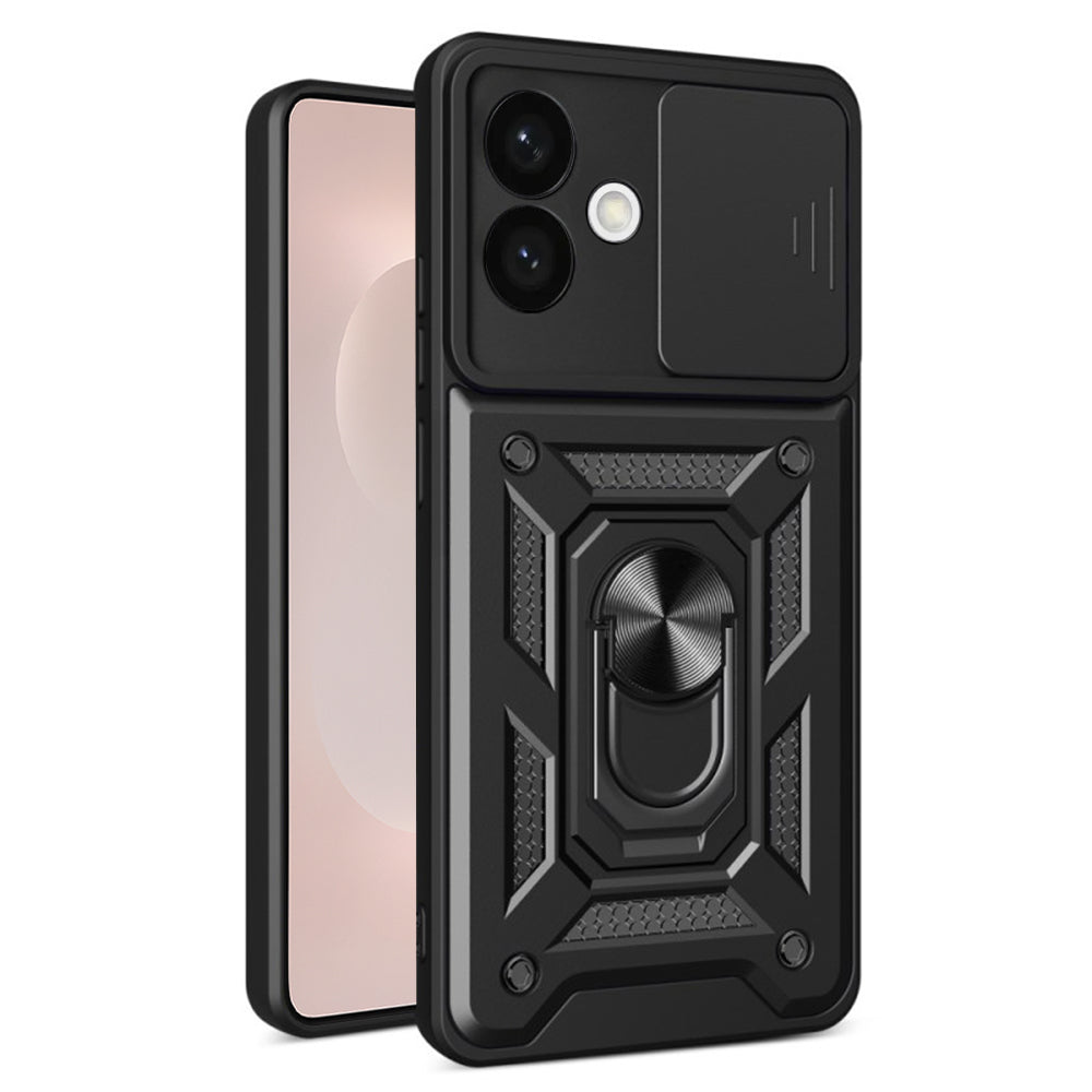 Husa pentru Samsung Galaxy S26 Edge, Techsuit, CamShield, Neagra