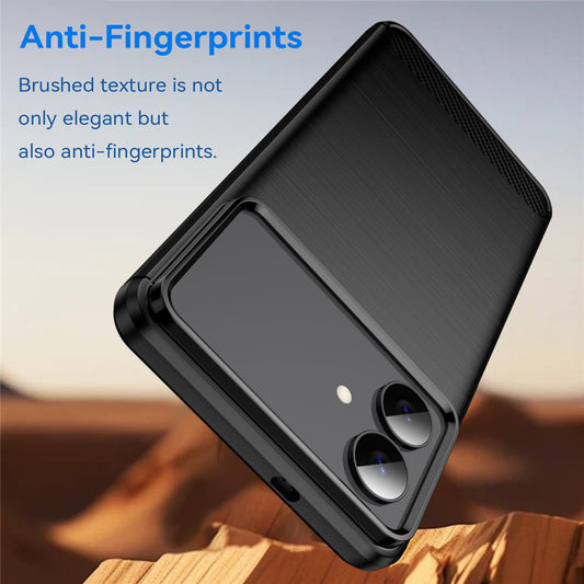 Husa pentru Samsung Galaxy S26 Edge, Techsuit, Carbon, Neagra