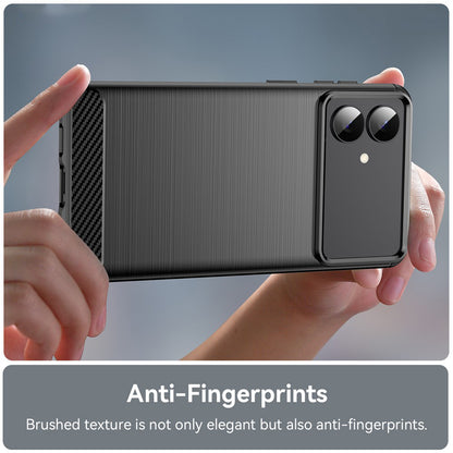 Husa pentru Samsung Galaxy S26 Edge, Techsuit, Carbon, Neagra