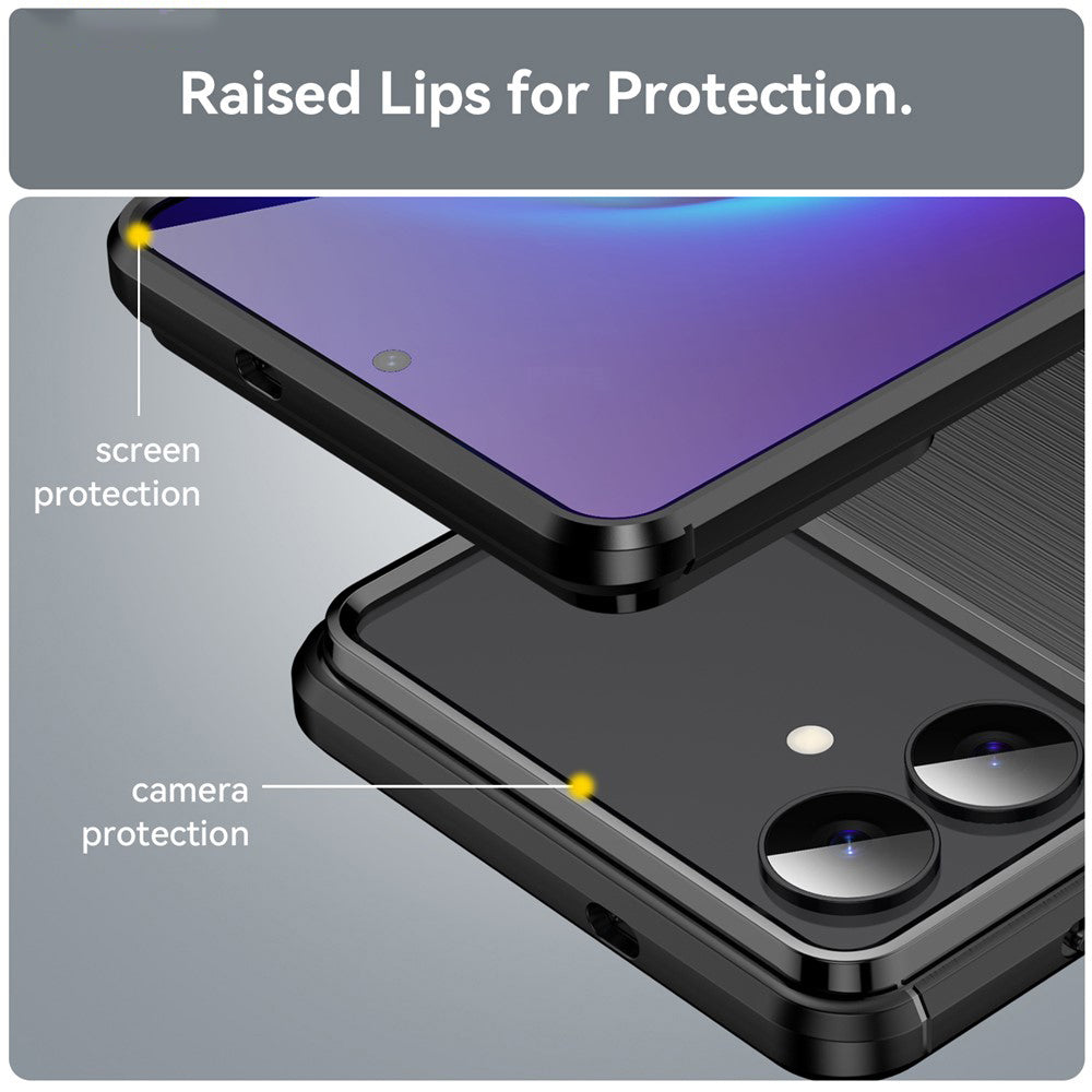 Husa pentru Samsung Galaxy S26 Edge, Techsuit, Carbon, Neagra