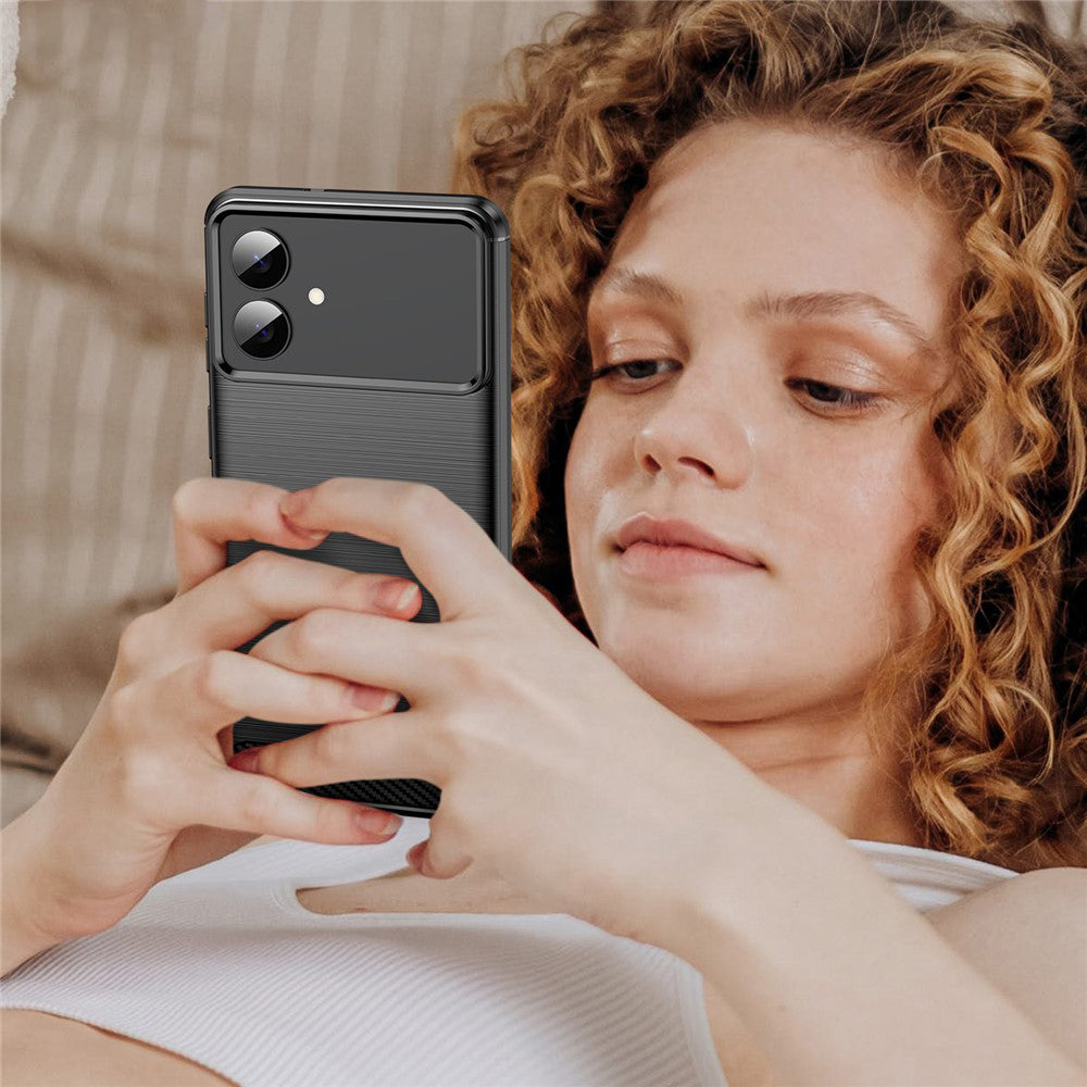 Husa pentru Samsung Galaxy S26 Edge, Techsuit, Carbon, Neagra