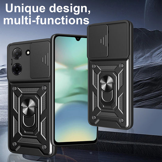 Husa pentru Samsung Galaxy S26 FE / S25 FE, Techsuit, CamShield, Neagra