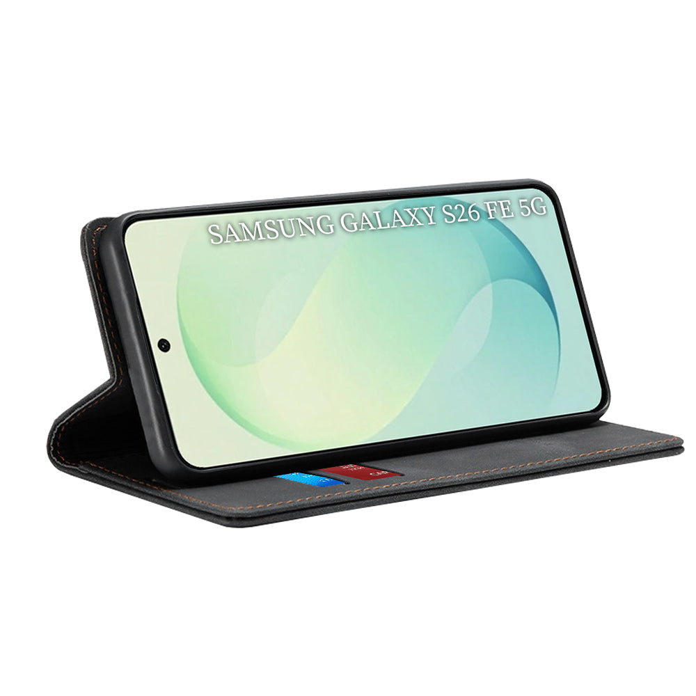 Husa pentru Samsung Galaxy S26 FE / S25 FE, Techsuit, Confy, Neagra