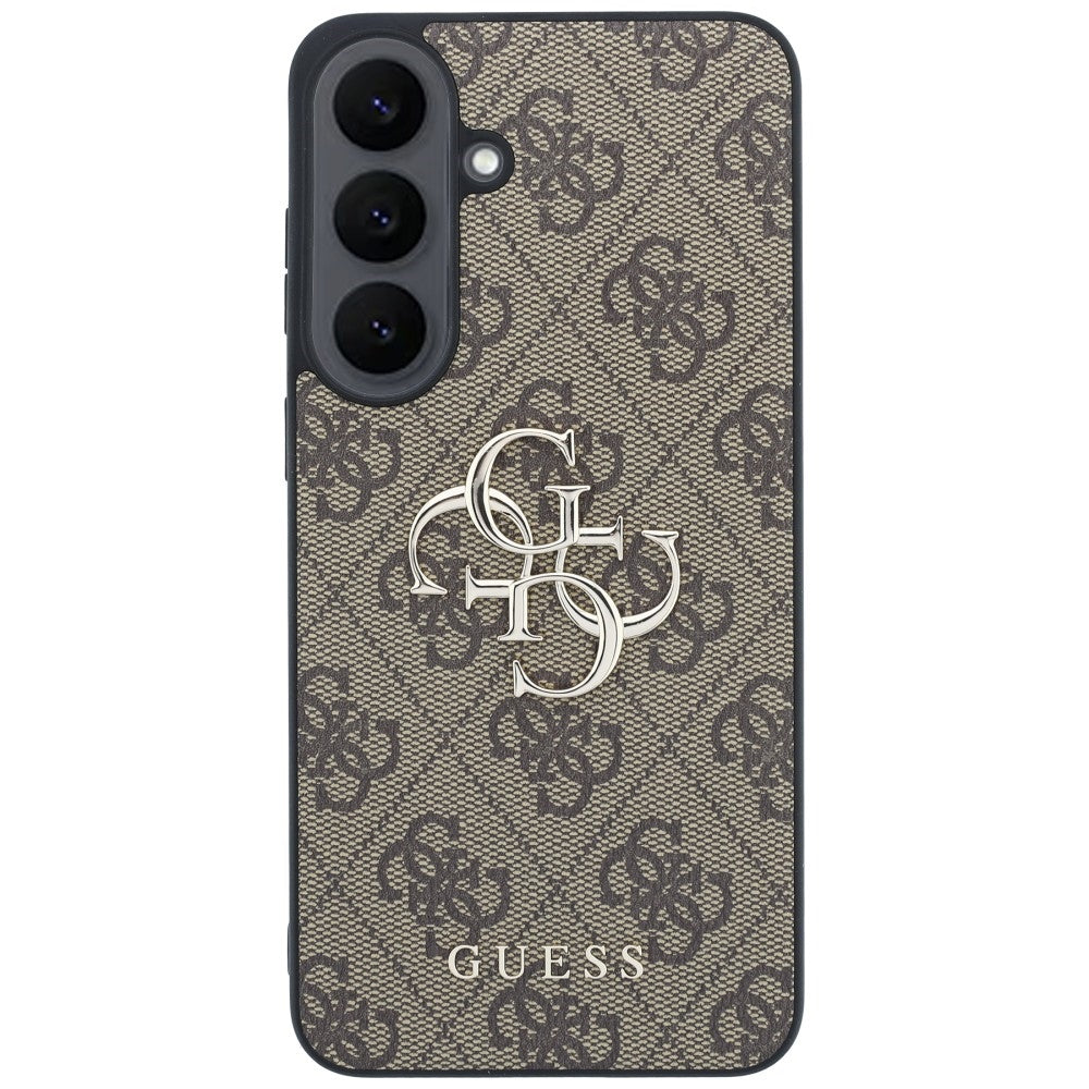 Husa pentru Samsung Galaxy S26 FE S741, Guess, 4G Metal Logo, Maro