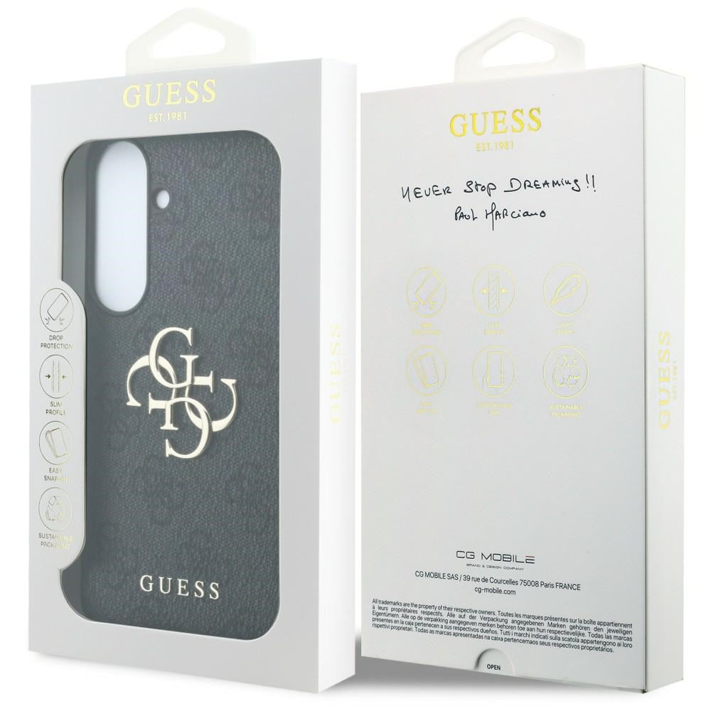 Husa pentru Samsung Galaxy S26 FE S741, Guess, 4G Metal Logo, Neagra