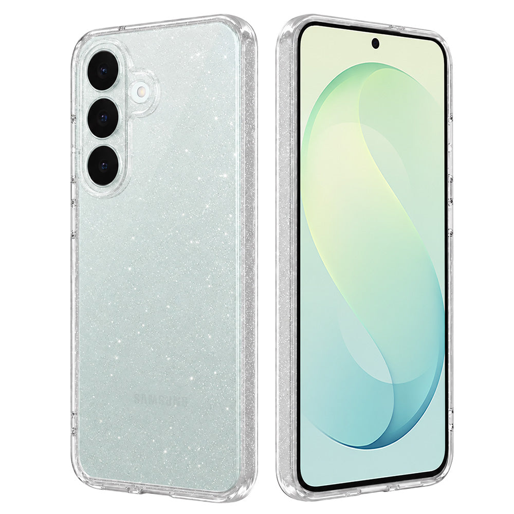 Husa pentru Samsung Galaxy S26 FE S741 / S25 FE, Techsuit, SparkleSkin, Transparenta