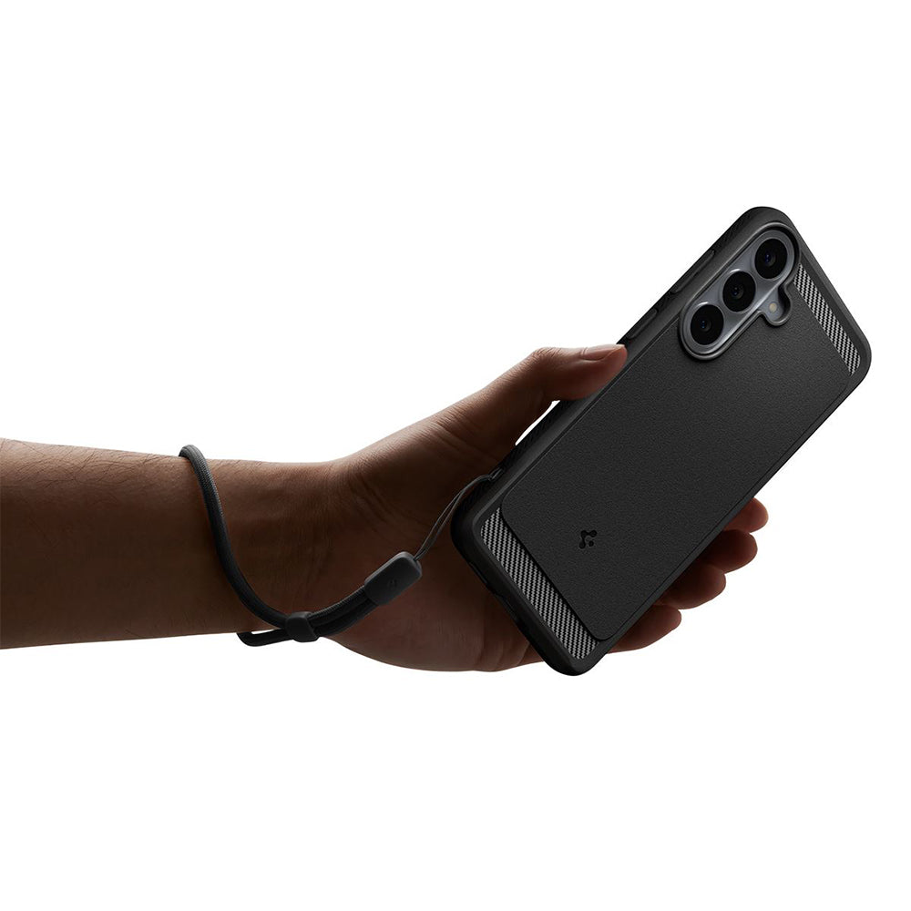Husa pentru Samsung Galaxy S26 FE S741, Spigen, Rugged Armor, Neagra ACS11639