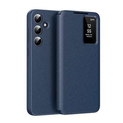 Husa pentru Samsung Galaxy S26 FE, Techsuit, SmartView, Albastra