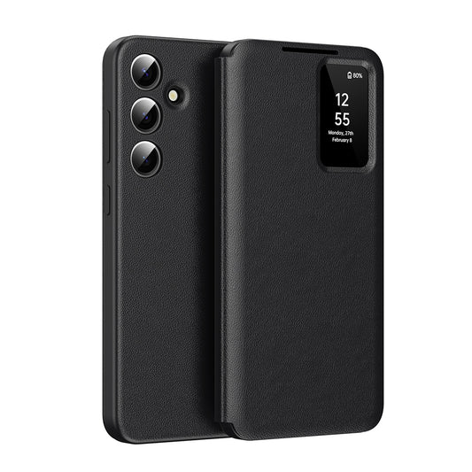 Husa pentru Samsung Galaxy S26 FE, Techsuit, SmartView, Neagra
