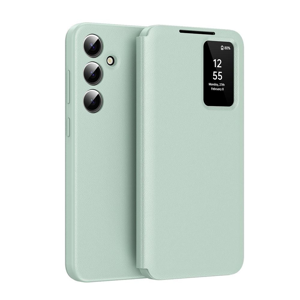 Husa pentru Samsung Galaxy S26 FE, Techsuit, SmartView, Verde