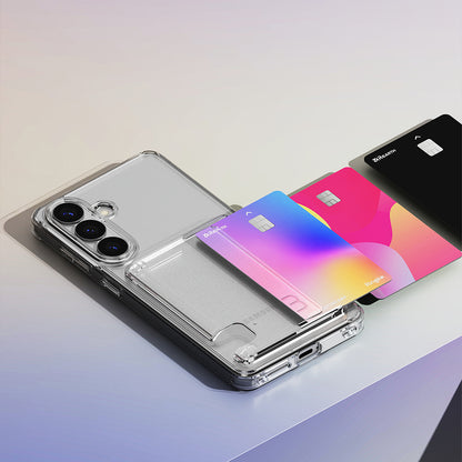 Husa pentru Samsung Galaxy S26 Plus, Ringke, Fusion Card, Transparenta