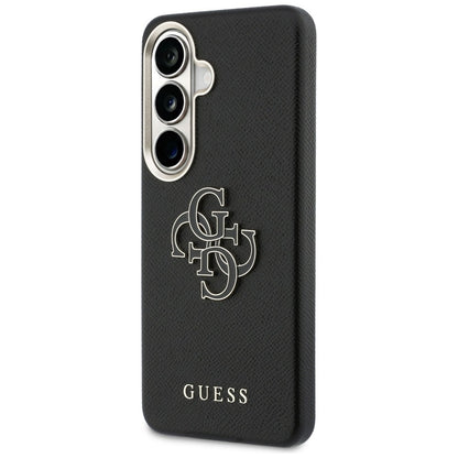 Husa pentru Samsung Galaxy S26 Plus S947, Guess, 4G Grained Big and Classic Logo, Neagra