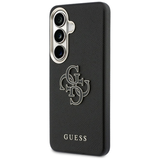 Husa pentru Samsung Galaxy S26 Plus S947, Guess, 4G Grained Big and Classic Logo, Neagra