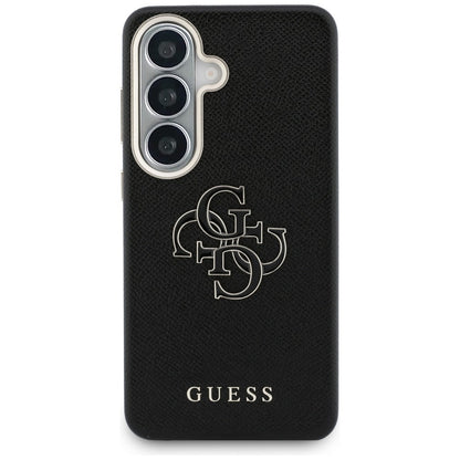 Husa pentru Samsung Galaxy S26 Plus S947, Guess, 4G Grained Big and Classic Logo, Neagra