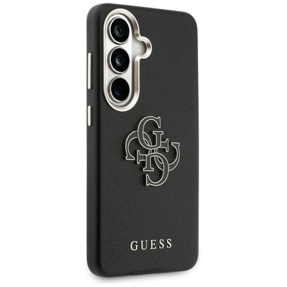 Husa pentru Samsung Galaxy S26 Plus S947, Guess, 4G Grained Big and Classic Logo, Neagra