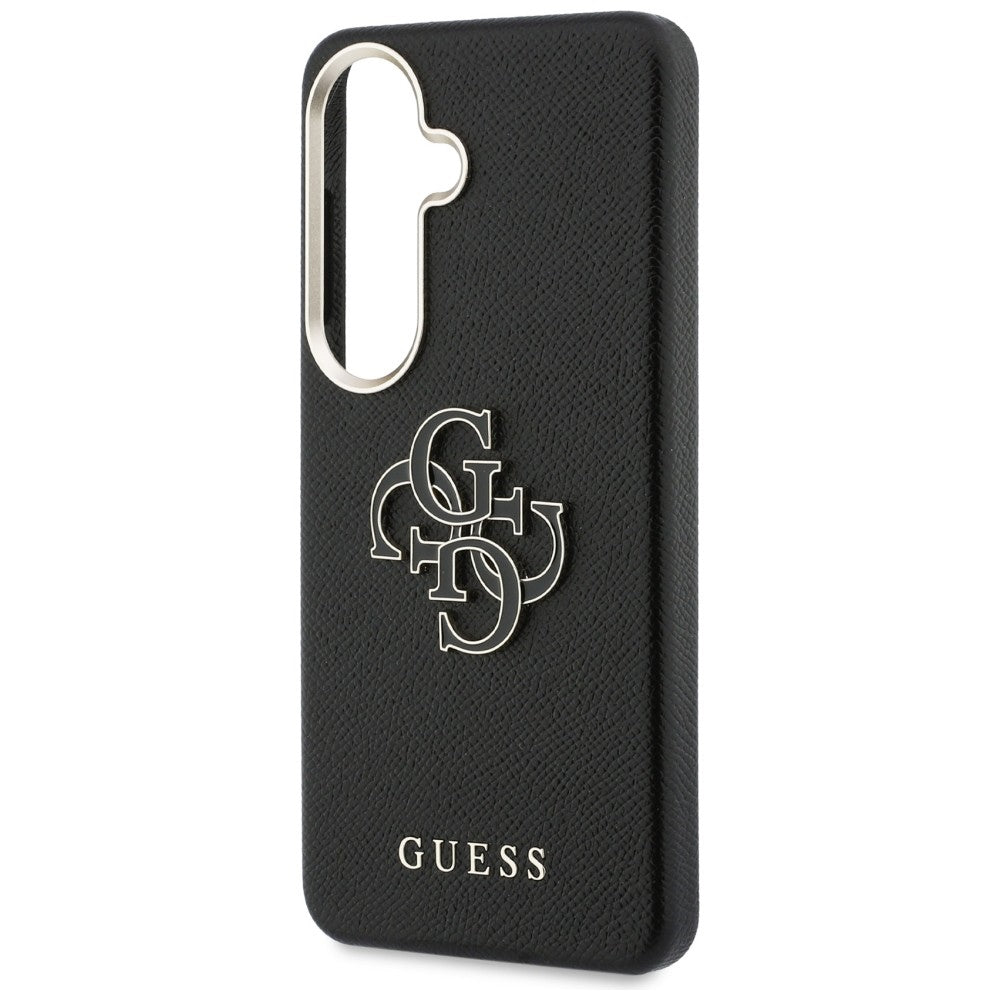 Husa pentru Samsung Galaxy S26 Plus S947, Guess, 4G Grained Big and Classic Logo, Neagra
