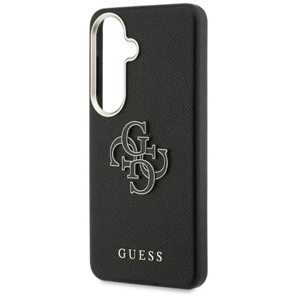 Husa pentru Samsung Galaxy S26 Plus S947, Guess, 4G Grained Big and Classic Logo, Neagra