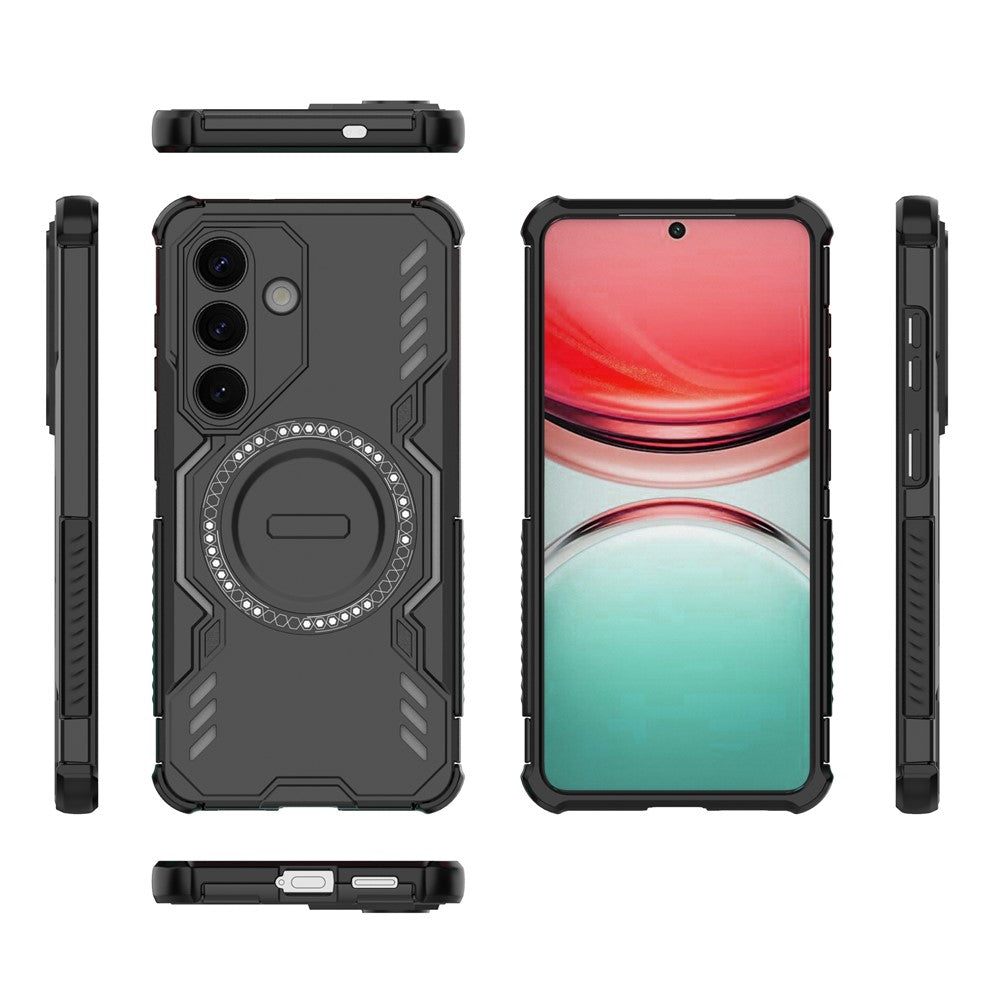 Husa MagSafe pentru Samsung Galaxy S26 Plus, Techsuit, ArmorMag, Neagra