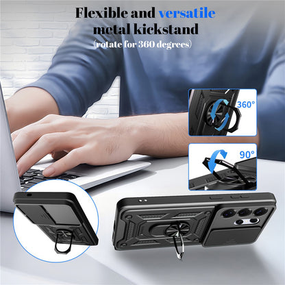 Husa pentru Samsung Galaxy S26 Plus, Techsuit, CamShield, Aurie