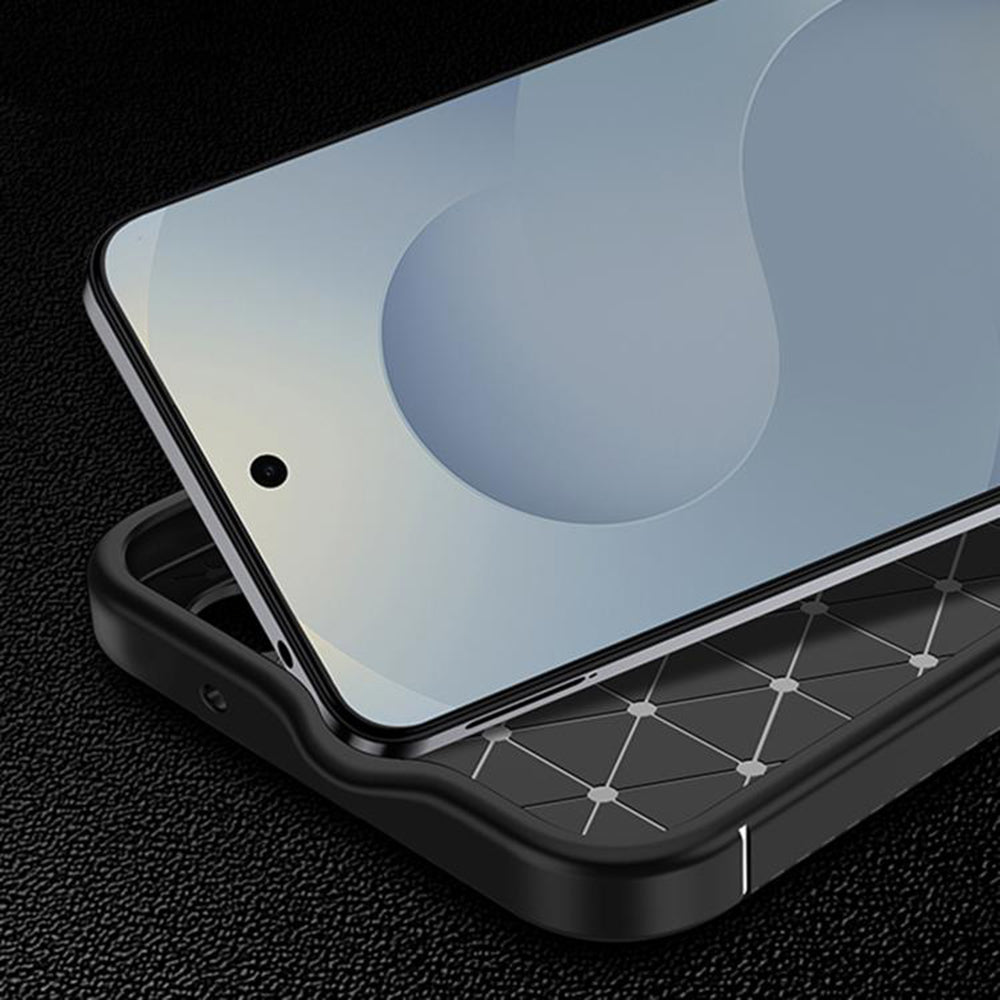 Husa pentru Samsung Galaxy S26 Plus S947, Techsuit, CarbonFiber, Neagra