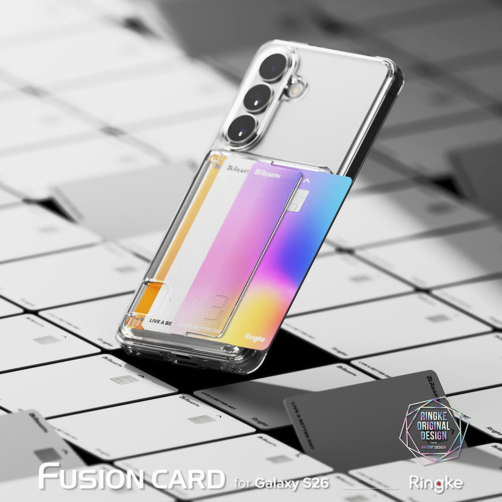 Husa pentru Samsung Galaxy S26 S942, Ringke, Fusion Card, Transparenta