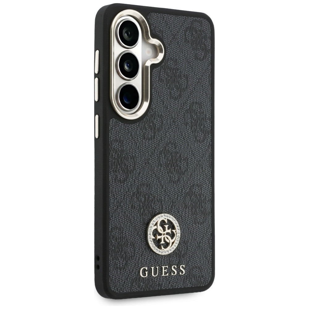 Husa pentru Samsung Galaxy S26 S942, GUESS, 4G Big Rhinestone Triangle Strap, Neagra