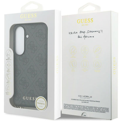 Husa pentru Samsung Galaxy S26 S942, Guess, 4G Classic Logo Charm, Neagra