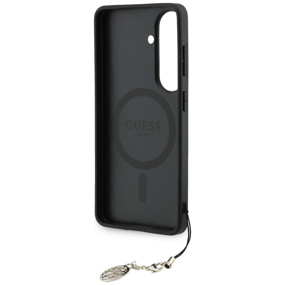 Husa pentru Samsung Galaxy S26 S942, Guess, 4G Classic Logo Charm, Neagra