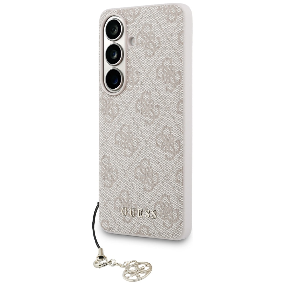 Husa pentru Samsung Galaxy S26 S942, Guess, 4G Classic Logo Charm, Roz