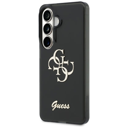 Husa pentru Samsung Galaxy S26 S942, Guess, IML Big Metal 4G Script, Neagra