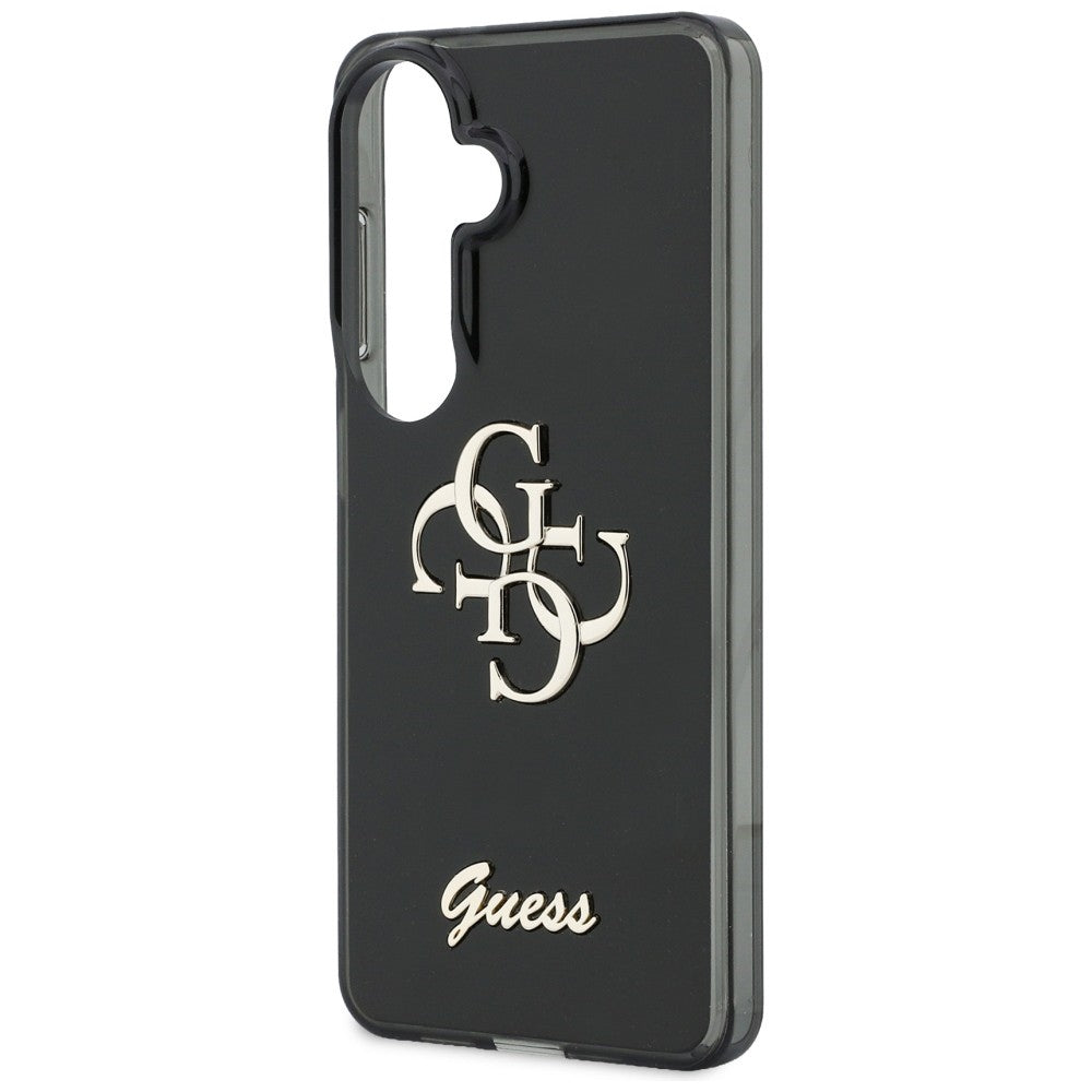 Husa pentru Samsung Galaxy S26 S942, Guess, IML Big Metal 4G Script, Neagra
