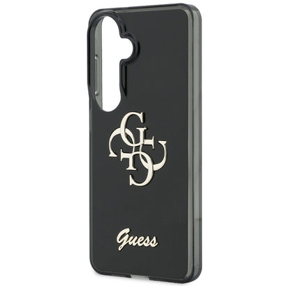 Husa pentru Samsung Galaxy S26 S942, Guess, IML Big Metal 4G Script, Neagra