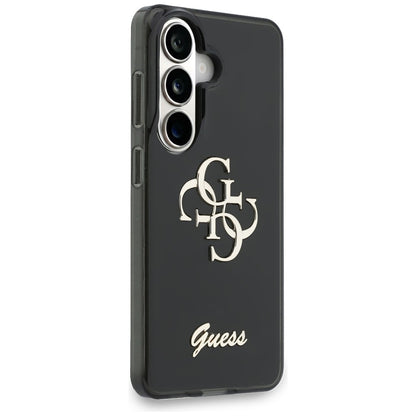 Husa pentru Samsung Galaxy S26 S942, Guess, IML Big Metal 4G Script, Neagra