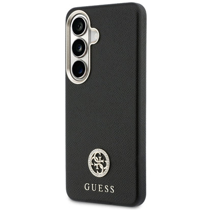 Husa pentru Samsung Galaxy S26 S942, Guess, Rhinestone Round Logo, Neagra