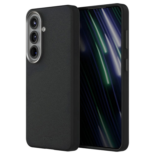 Husa pentru Samsung Galaxy S26 S942, UNIQ, Lyden Leatherette, Neagra
