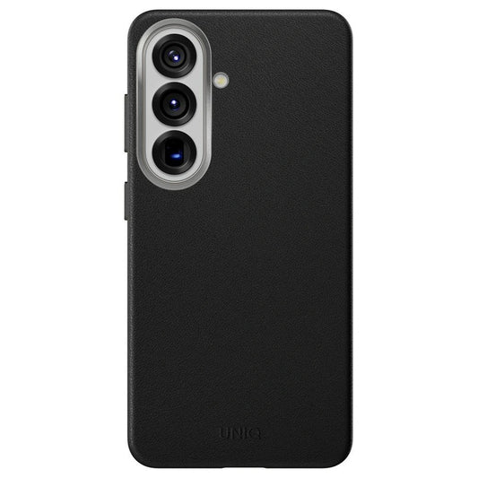 Husa pentru Samsung Galaxy S26 S942, UNIQ, Lyden Leatherette, Neagra