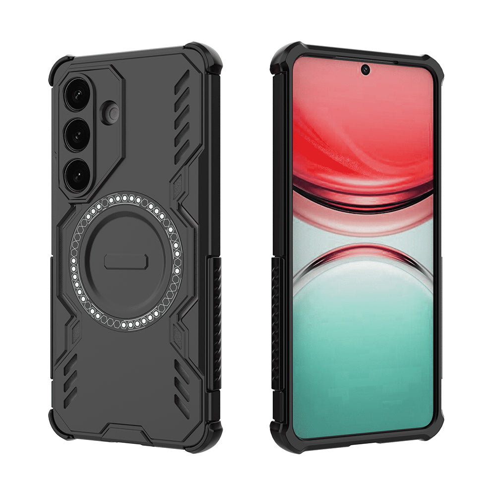 Husa MagSafe pentru Samsung Galaxy S26 S942, Techsuit, ArmorMag, Neagra