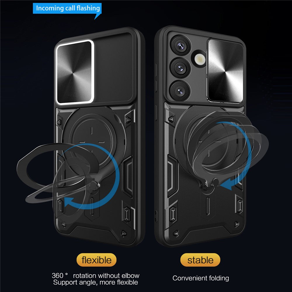 Husa pentru Samsung Galaxy S26, Techsuit, CamGuard Pro, Neagra