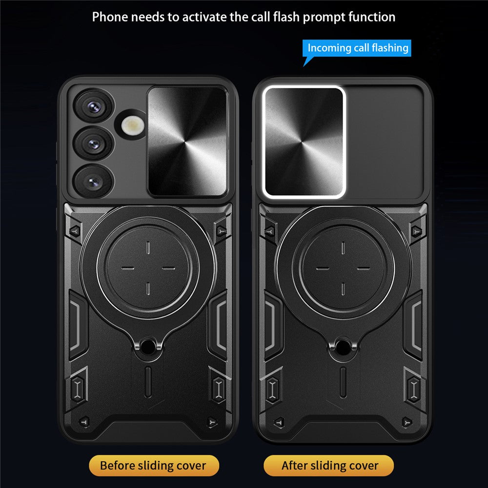 Husa pentru Samsung Galaxy S26, Techsuit, CamGuard Pro, Roz Aurie