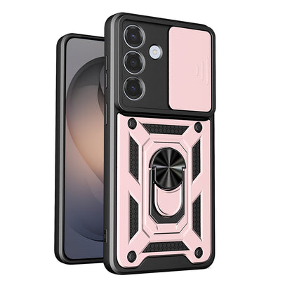 Husa pentru Samsung Galaxy S26, Techsuit, CamShield, Roz Aurie